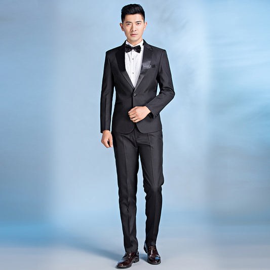 Black Tuxedo Suit — Ideal for Black-Tie & Formal Events