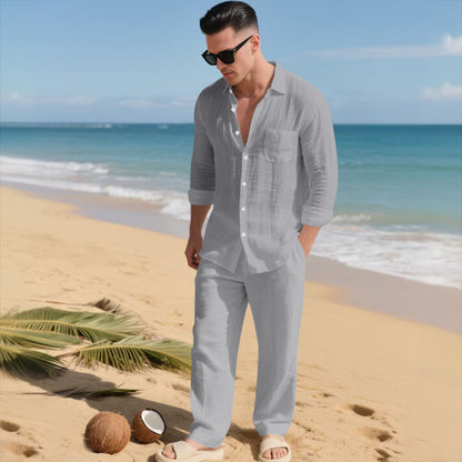 Resort Edition Loose-Fit Shirt & Pants Set
