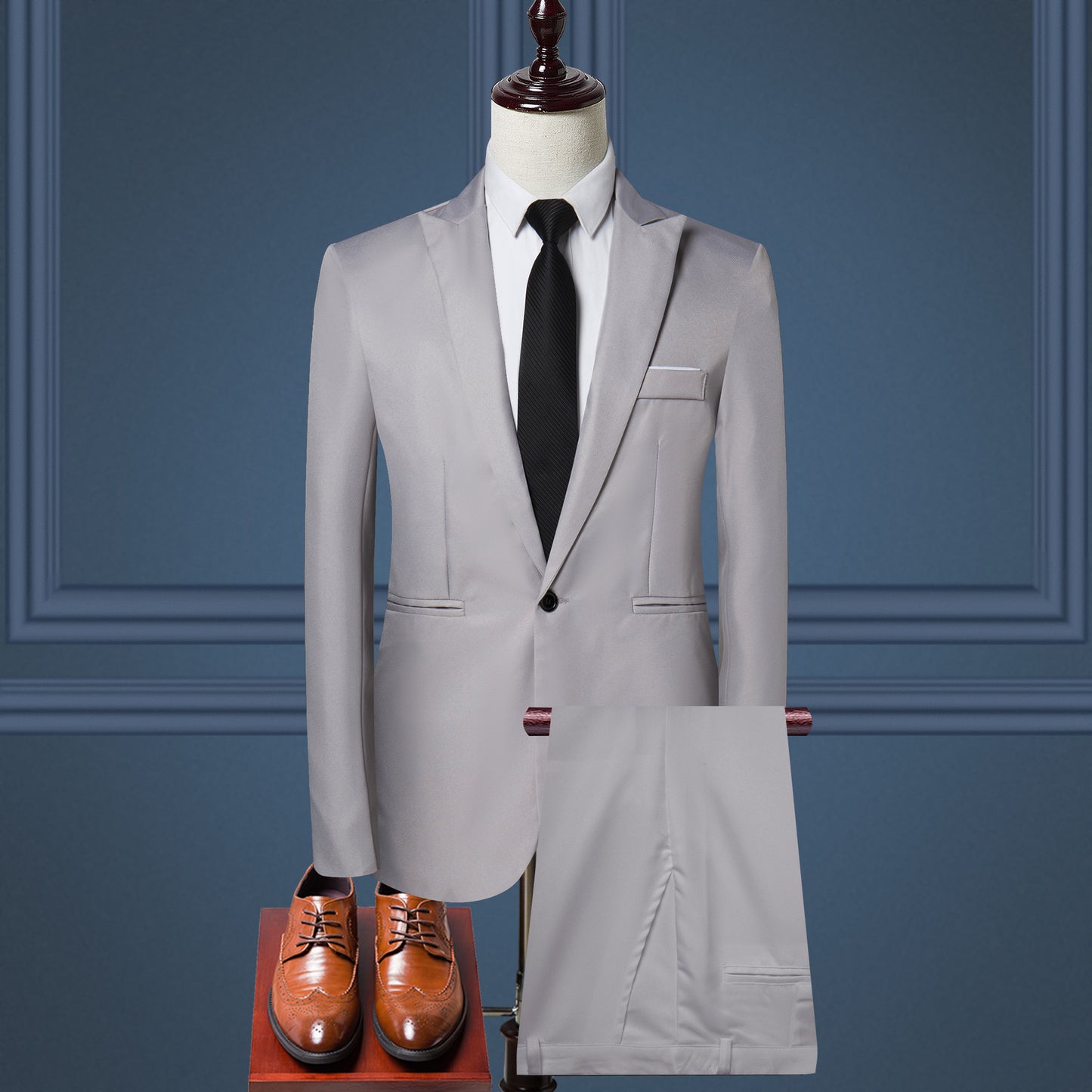 Solid Navy Suit — Corporate Events
