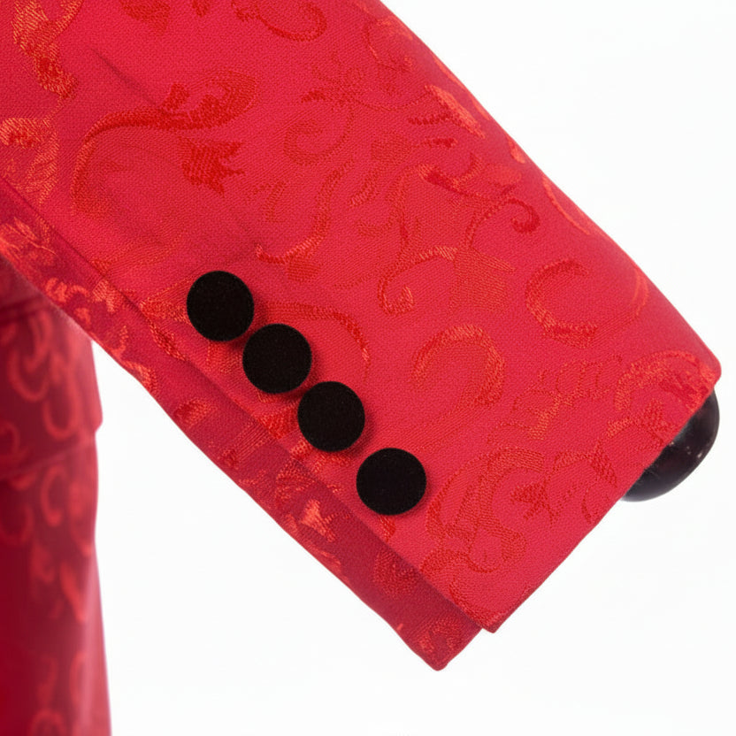 Red Statement Tuxedo — For Weddings & Special Events