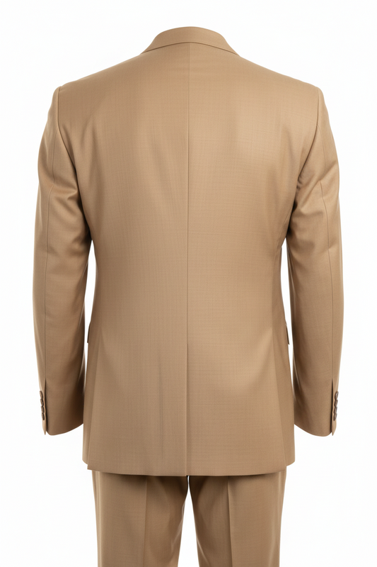 Champagne Executive Three-Piece Suit — For Business & Formal