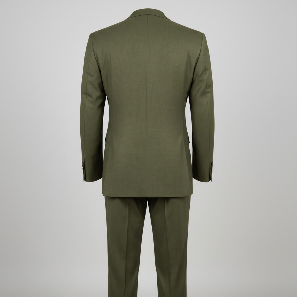Olive Green Executive Suit — For Smart Casual & City