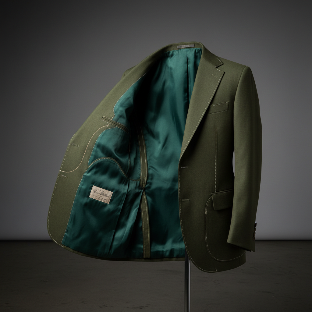 Olive Green Executive Suit — For Smart Casual & City